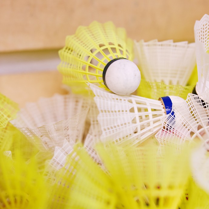 gelbe Federbälle (vergrößerte Bildansicht wird geöffnet)